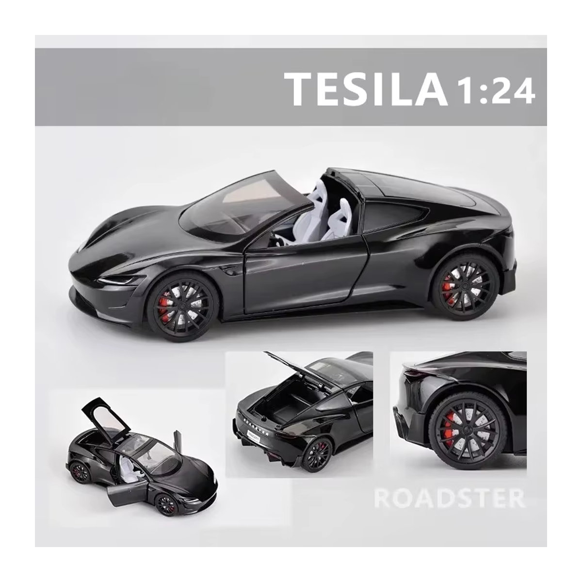 Maisto Roadster Sportwagen Modell im Maßstab 1:24 aus Metall in Grün und Weiß - Bild 2