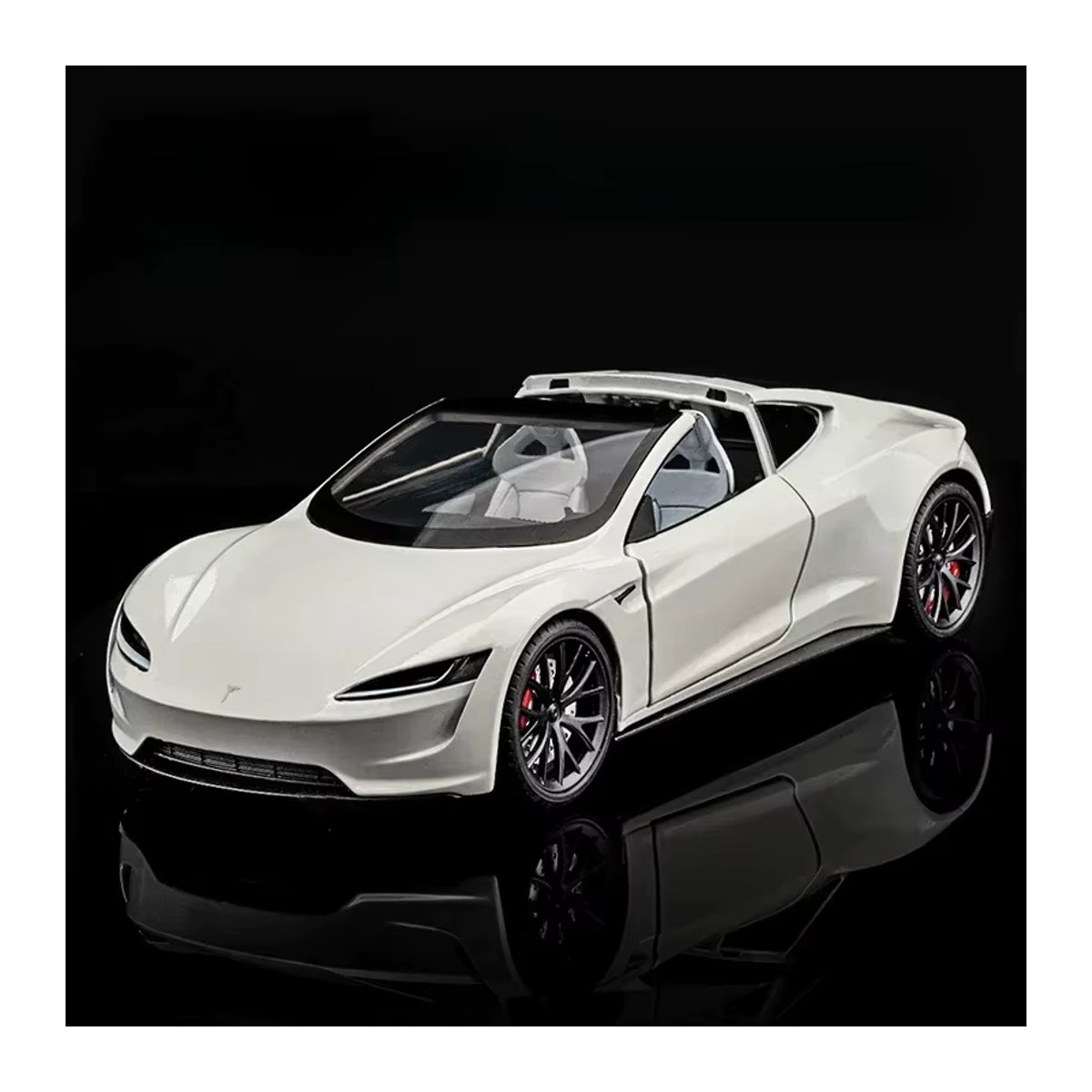 Maisto Roadster Sportwagen Modell im Maßstab 1:24 aus Metall in Grün und Weiß - Bild 5