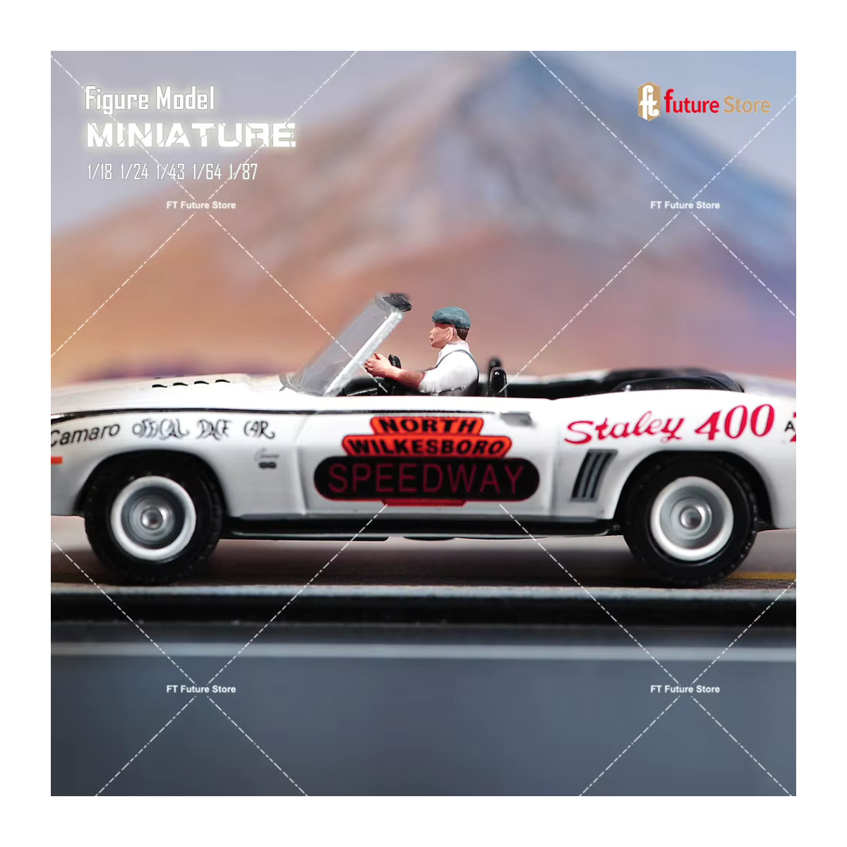 MAK Miniatur Fahrer Figuren für Modellbau und Fahrzeug-Szenen, mehrfarbig, Kunststoff - Bild 2