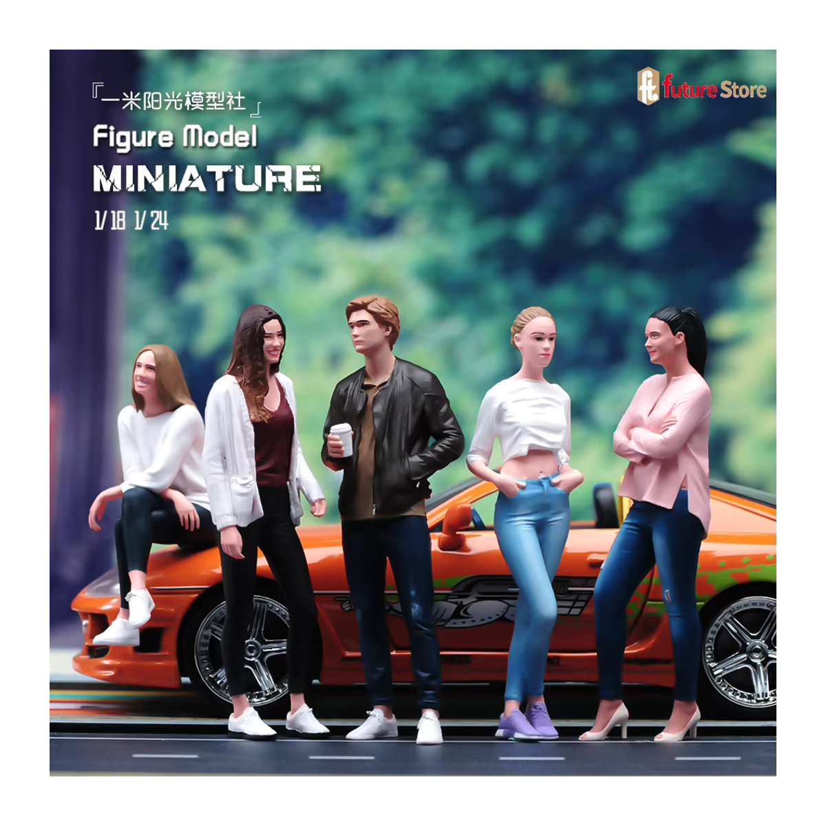 MAK Miniaturfigur aus Kunstharz für Diorama und Modellbau, mehrfarbig, Unisex - Bild 2