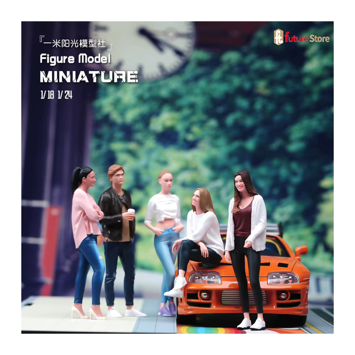 MAK Miniaturfigur aus Kunstharz für Diorama und Modellbau, mehrfarbig, Unisex - Bild 3