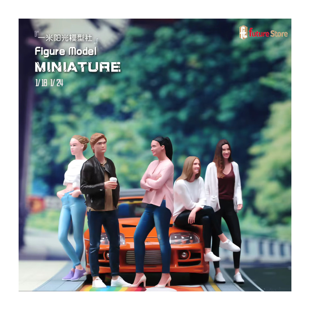 MAK Miniaturfigur aus Kunstharz für Diorama und Modellbau, mehrfarbig, Unisex - Bild 5