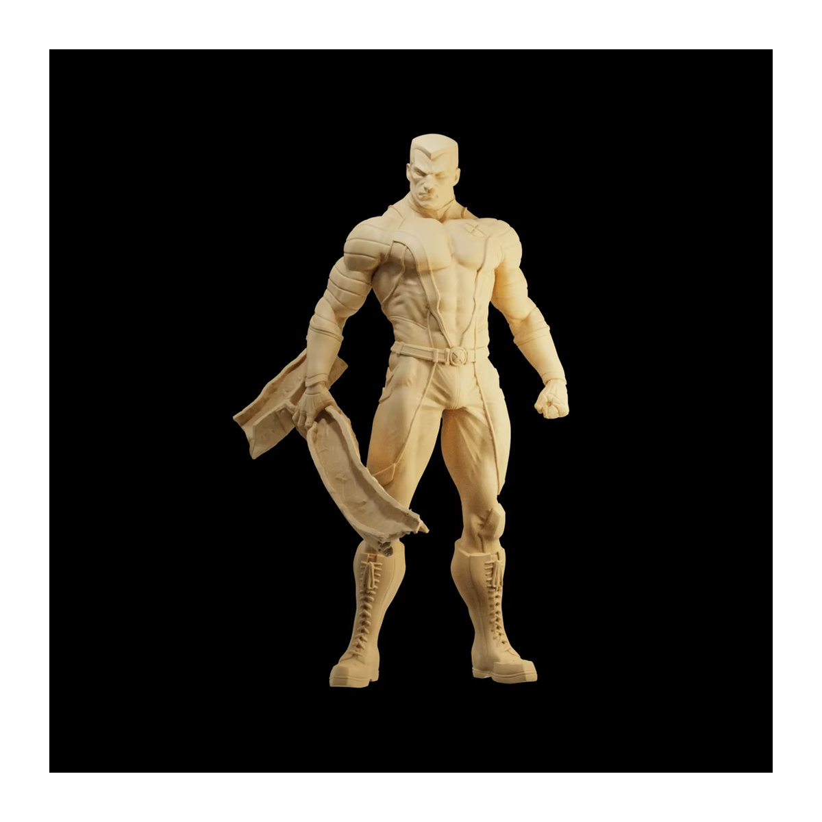 MAK Miniaturfigur Männlicher Soldat aus Kunstharz in Beige für Diorama und Modellbau-Szenen - Bild 2