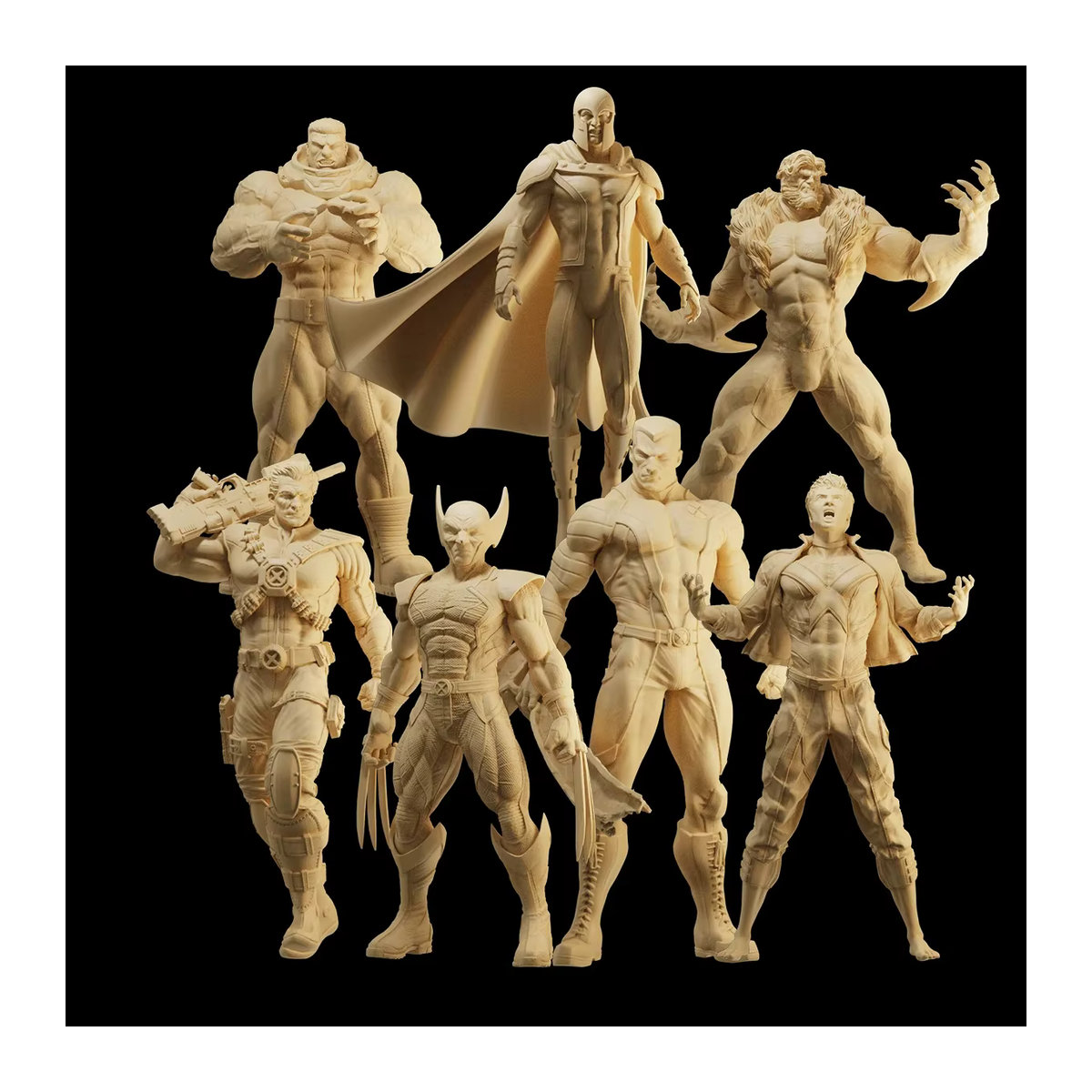 MAK Miniaturfigur Männlicher Soldat aus Kunstharz in Beige für Diorama und Modellbau-Szenen - Bild 3