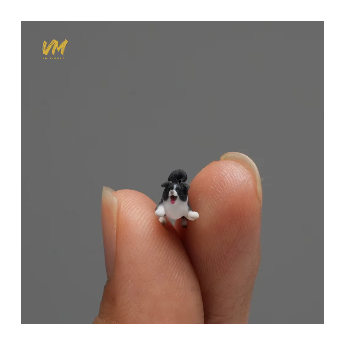 MAK Miniaturfiguren Hunde und Katzen im Maßstab 1/64, mehrfarbige 3D-Druck Tierfiguren für Deko und Handwerkskunst - Bild 2