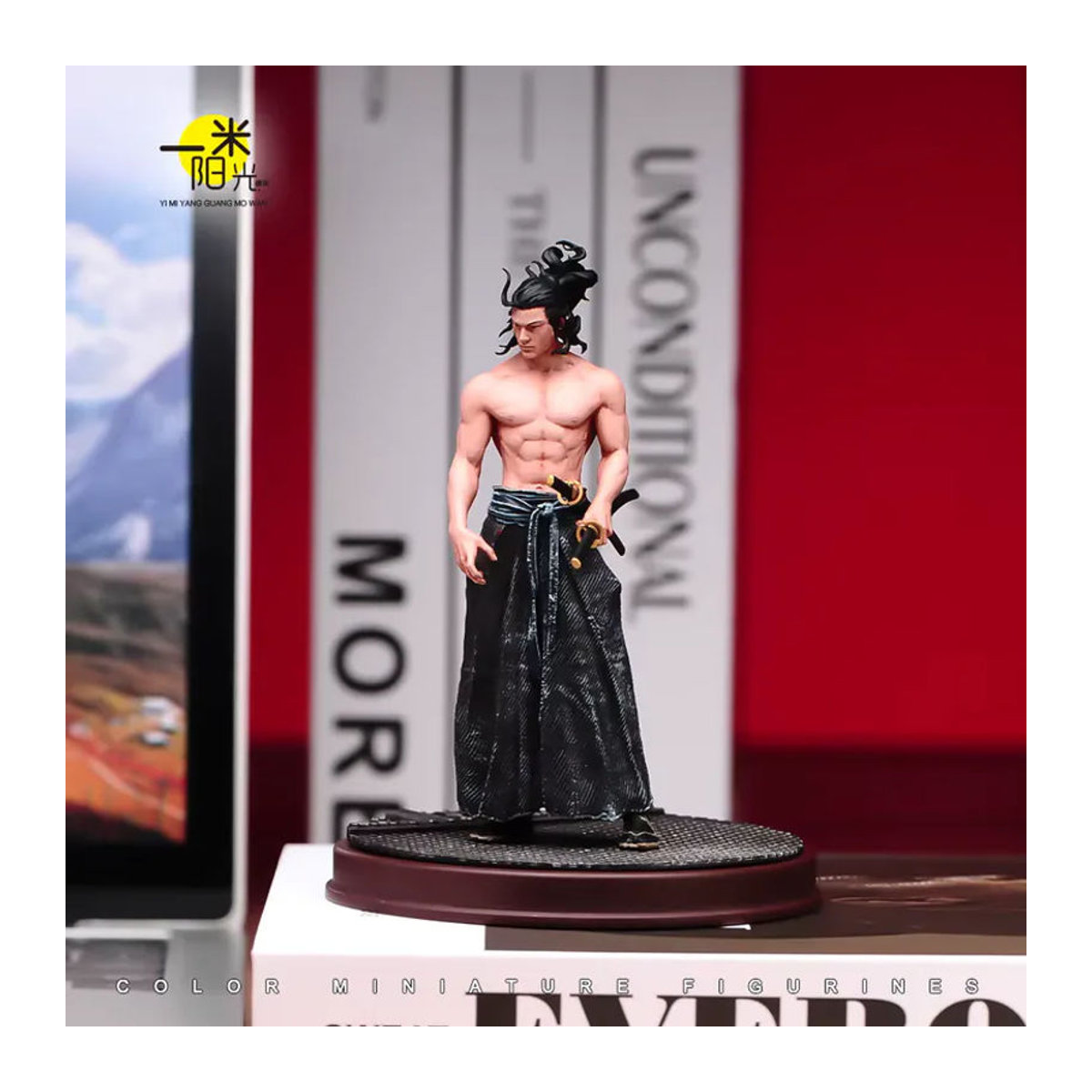 MAK Samurai Miniaturfiguren aus Kunstharz, mehrfarbig, orientalische Diorama-Figuren für Automodell-Displays - Bild 2