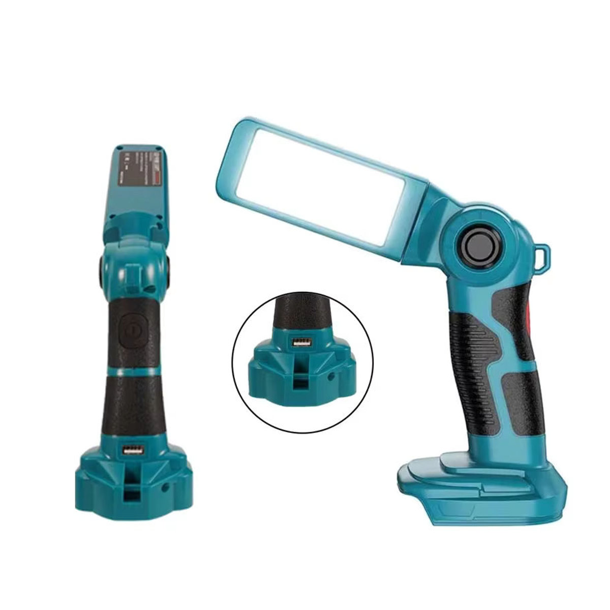 Makita 12W LED-Arbeitsleuchte mit USB für 14,4V-18V Lithium-Akku, Tragbares Spotlight für Indoor und Outdoor - Bild 7
