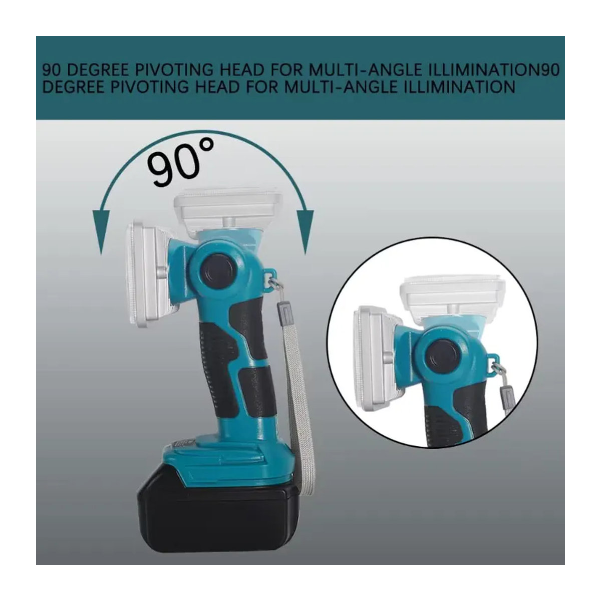 Makita 18V Akku LED Taschenlampe und Arbeitslicht mit USB für Outdoor und Notbeleuchtung - Bild 4