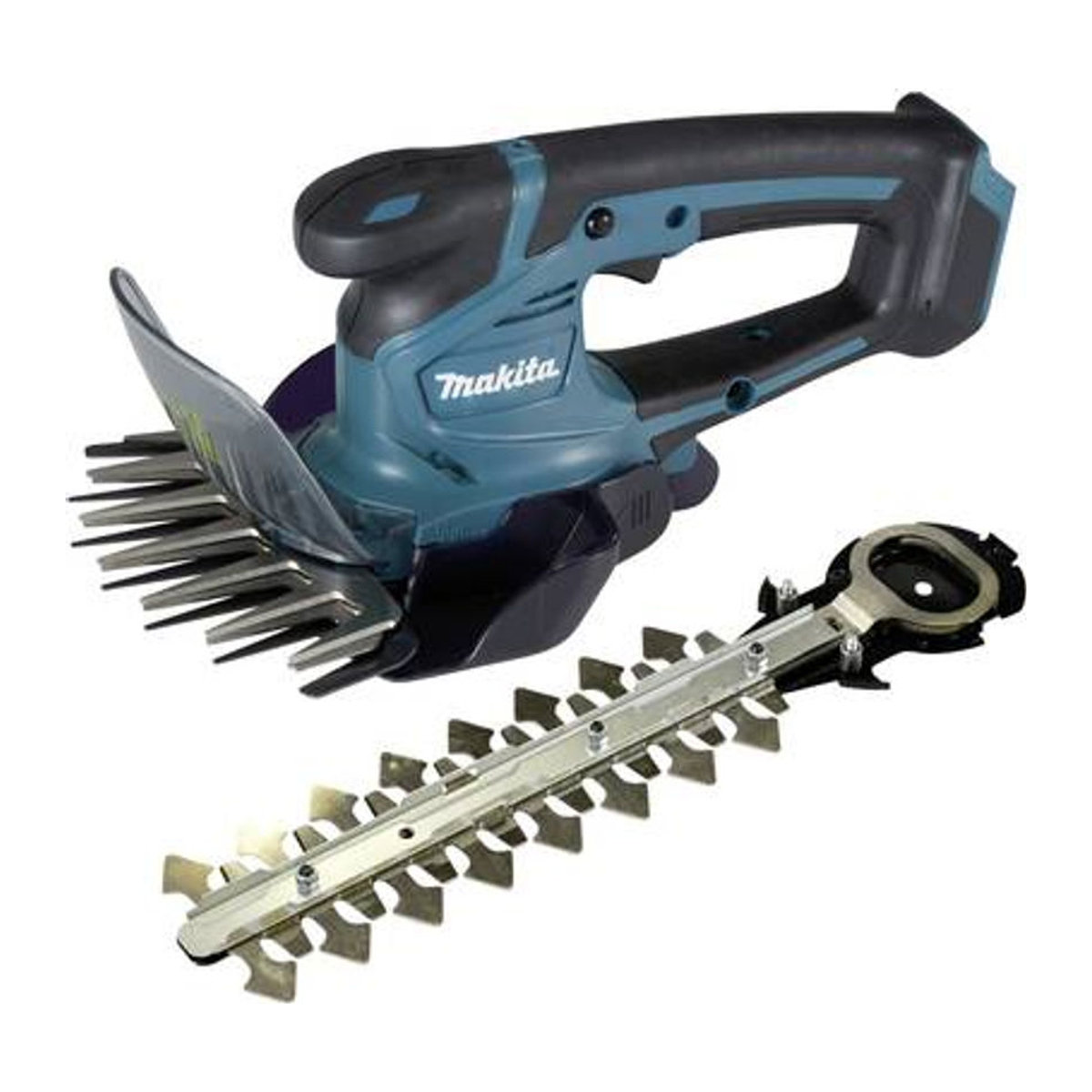 Makita Akku-Strauchschere UM600DZX mit Edelstahlklingen in Schwarz und Blau - Bild 2