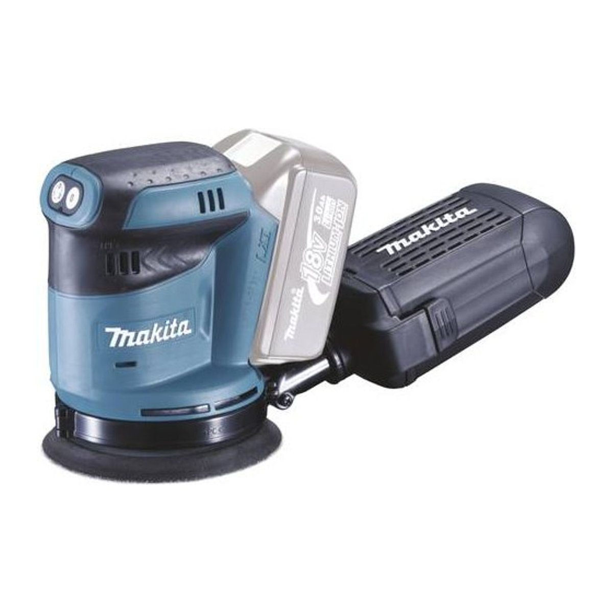 Makita DBO180Z Akku-Exzenterschleifer 18V mit Ø 125mm in Türkis - Bild 1