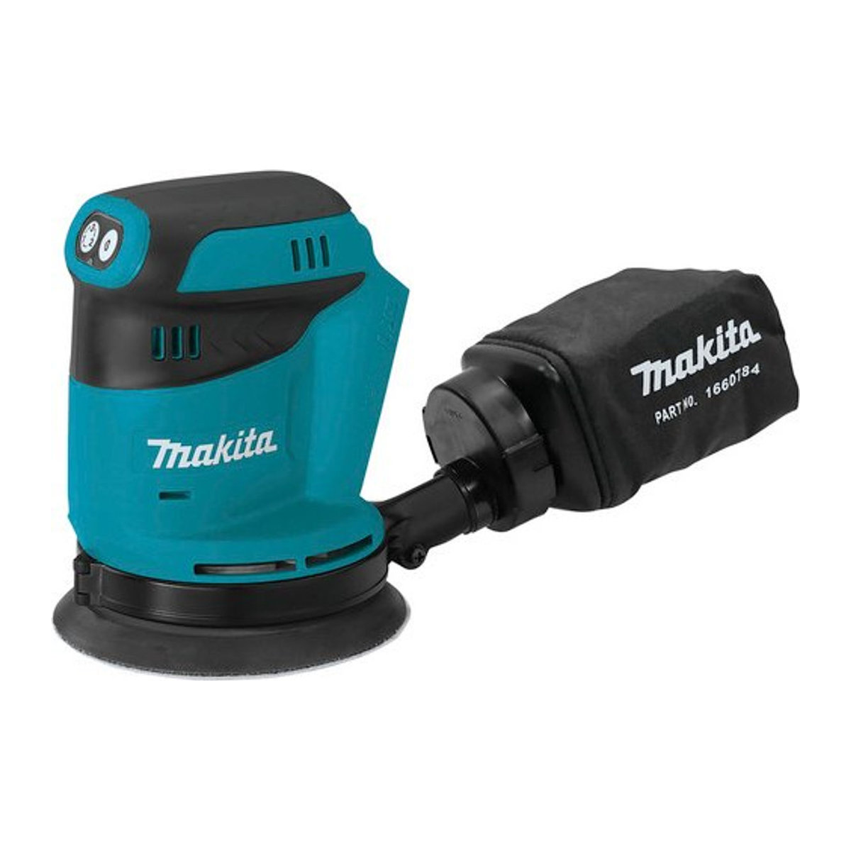 Makita DBO180Z Akku-Exzenterschleifer 18V mit Ø 125mm in Türkis - Bild 2