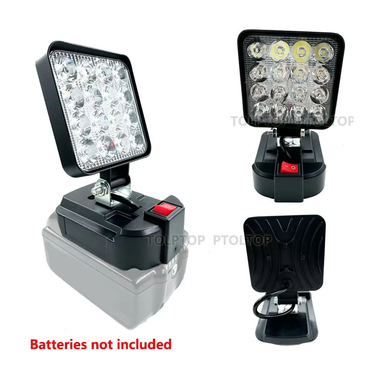 Makita LED Arbeitsleuchte mit USB für 14,4 V und 18 V Li-Ion Akku als Outdoor Taschenlampe und Camping Laterne für Notfälle - Bild 2