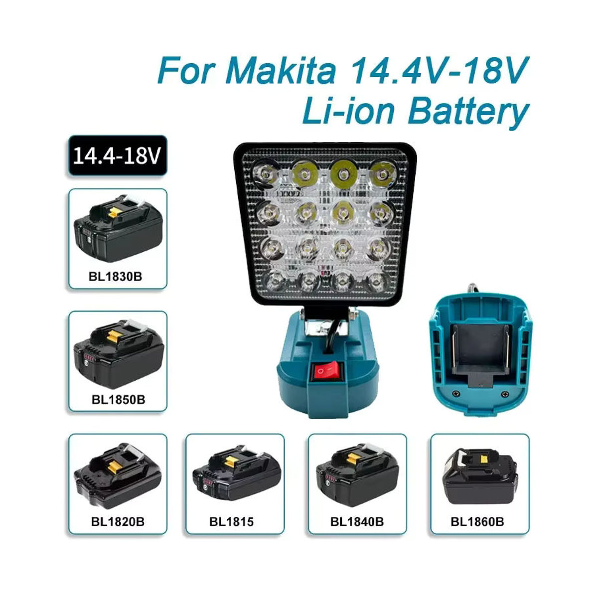 Makita LED Arbeitsleuchte mit USB für 14,4 V und 18 V Li-Ion Akku als Outdoor Taschenlampe und Camping Laterne für Notfälle - Bild 6