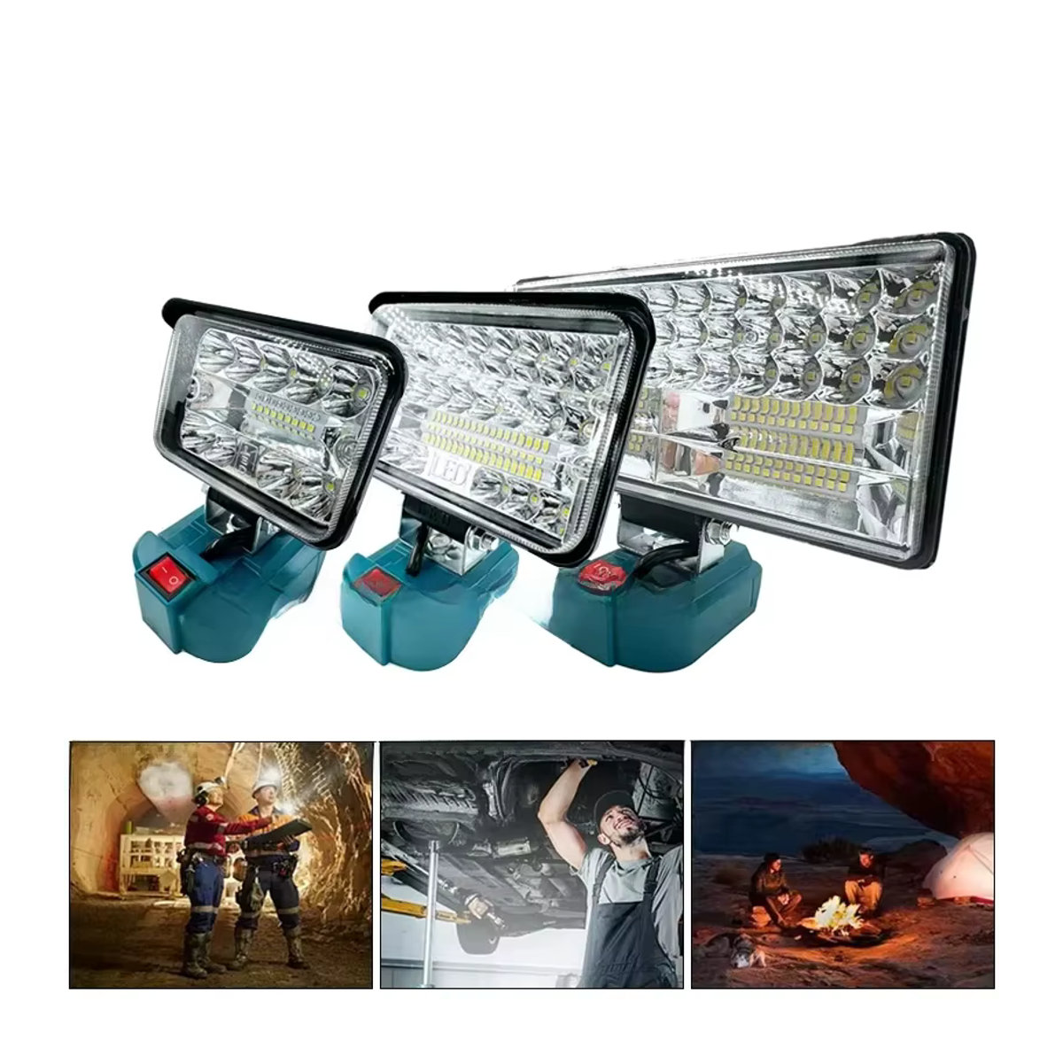 Makita LED Flutlicht für 18V Li-Ion Akku, kabelloser Outdoor-Scheinwerwer für Arbeiten und Angeln - Bild 7