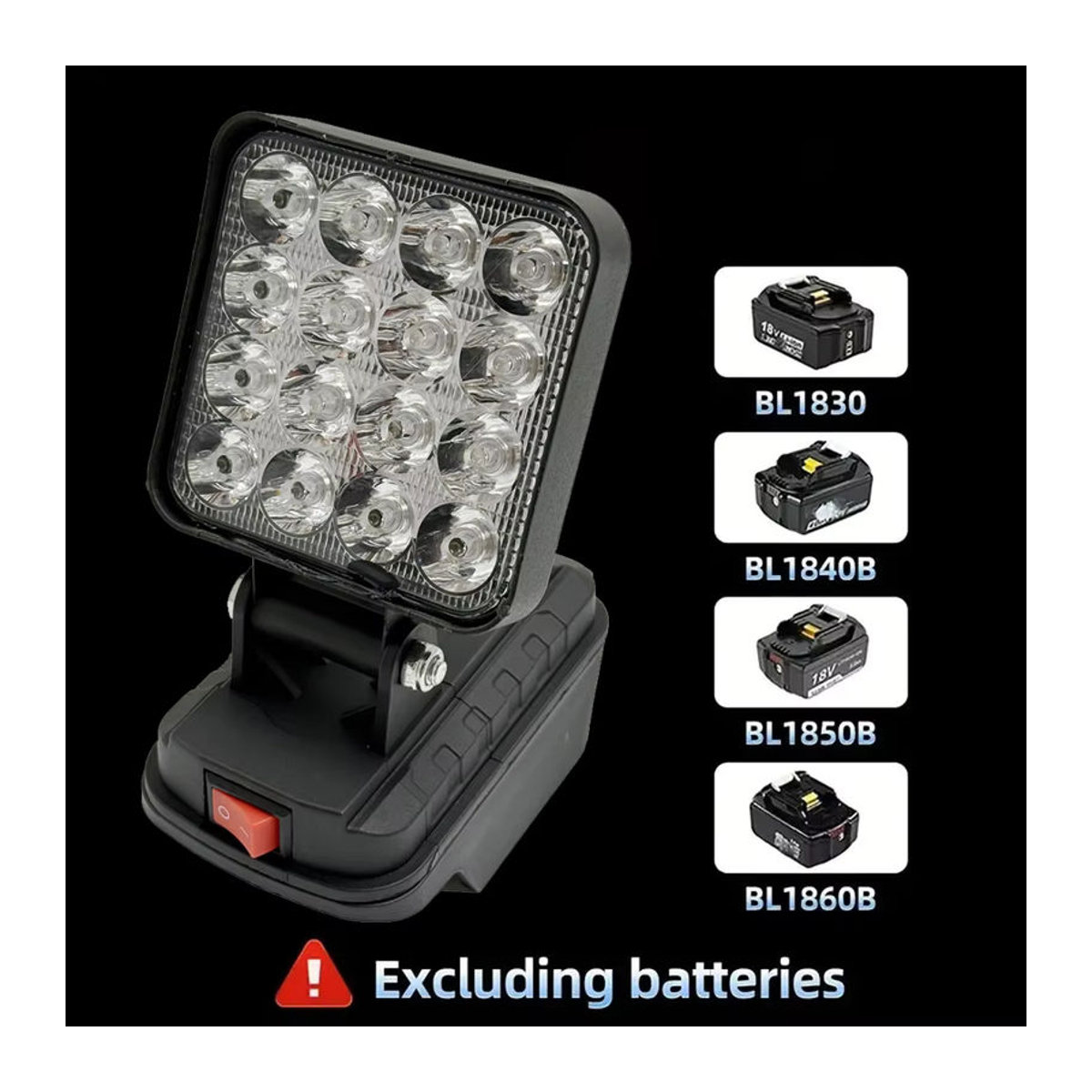 Makita Schnurlose LED-Arbeitsleuchte für 14,4 V - 18 V Li-Ionen-Akkus als Campinglampe und Notbeleuchtung - Bild 4