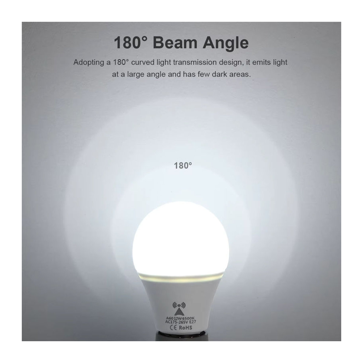 MALITAI LED Nachtlicht mit Radar-Sensor E27 12W in Aluminium Design für Schlafzimmer Flur und Treppen - Bild 3