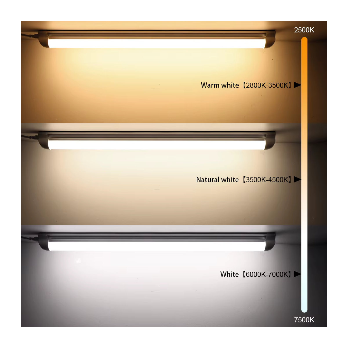 MALITAI LED T8 Rohr Leuchte 25W in Neutralweiß, 50 cm Länge - Bild 2