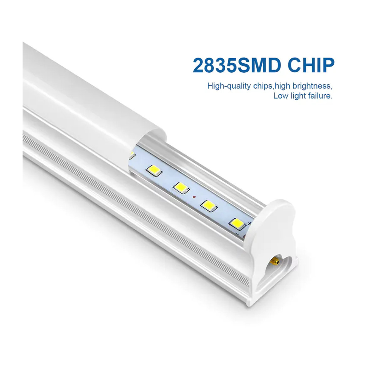 MALITAI T5-LED-Röhrenlichtleiste in Warmweiß, 15 W, 50 cm, minimalistisches Design für Schrank, Küche und Garage - Bild 2