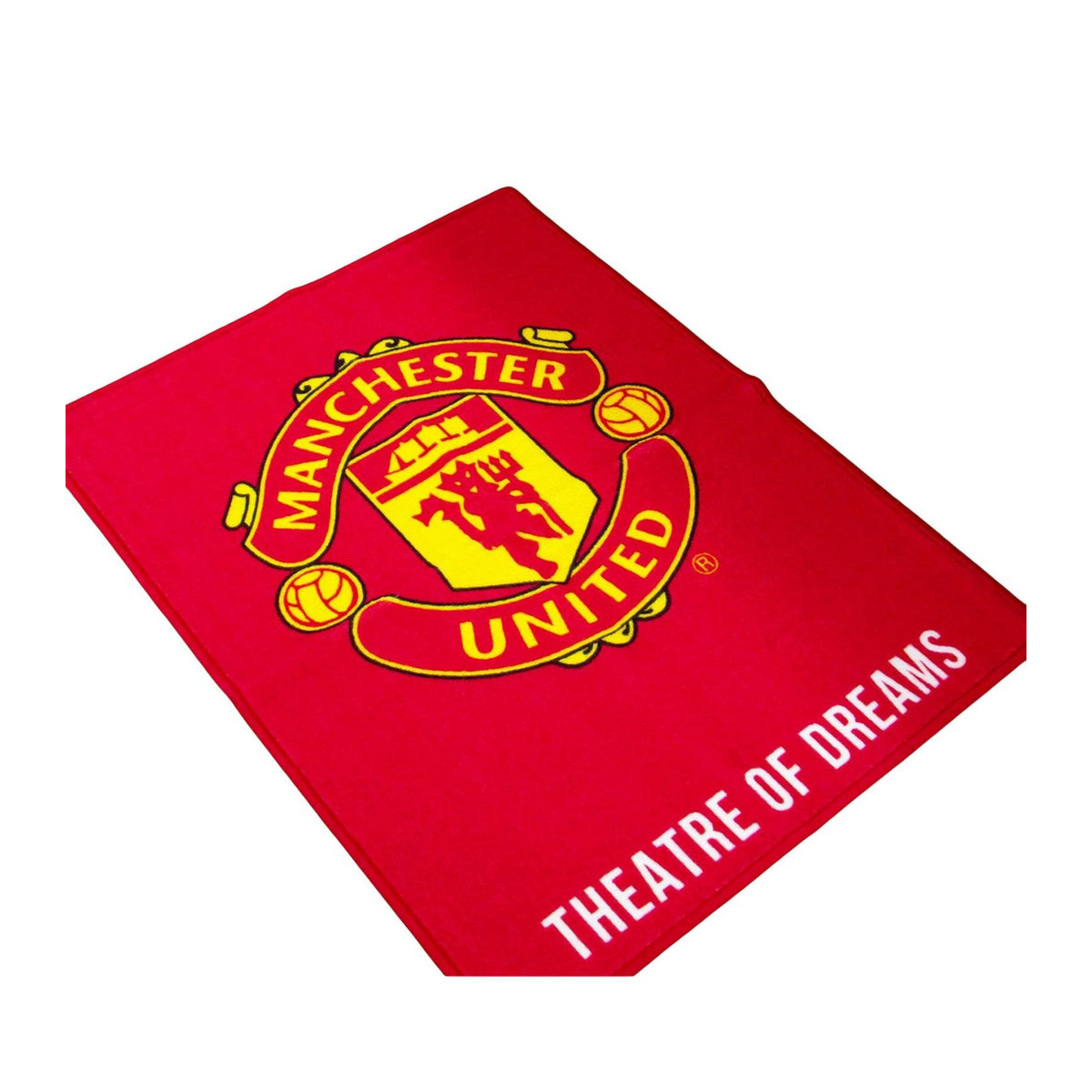 Manchester United FC Theater der Träume Wappen Teppich in Rot One Size - Bild 1