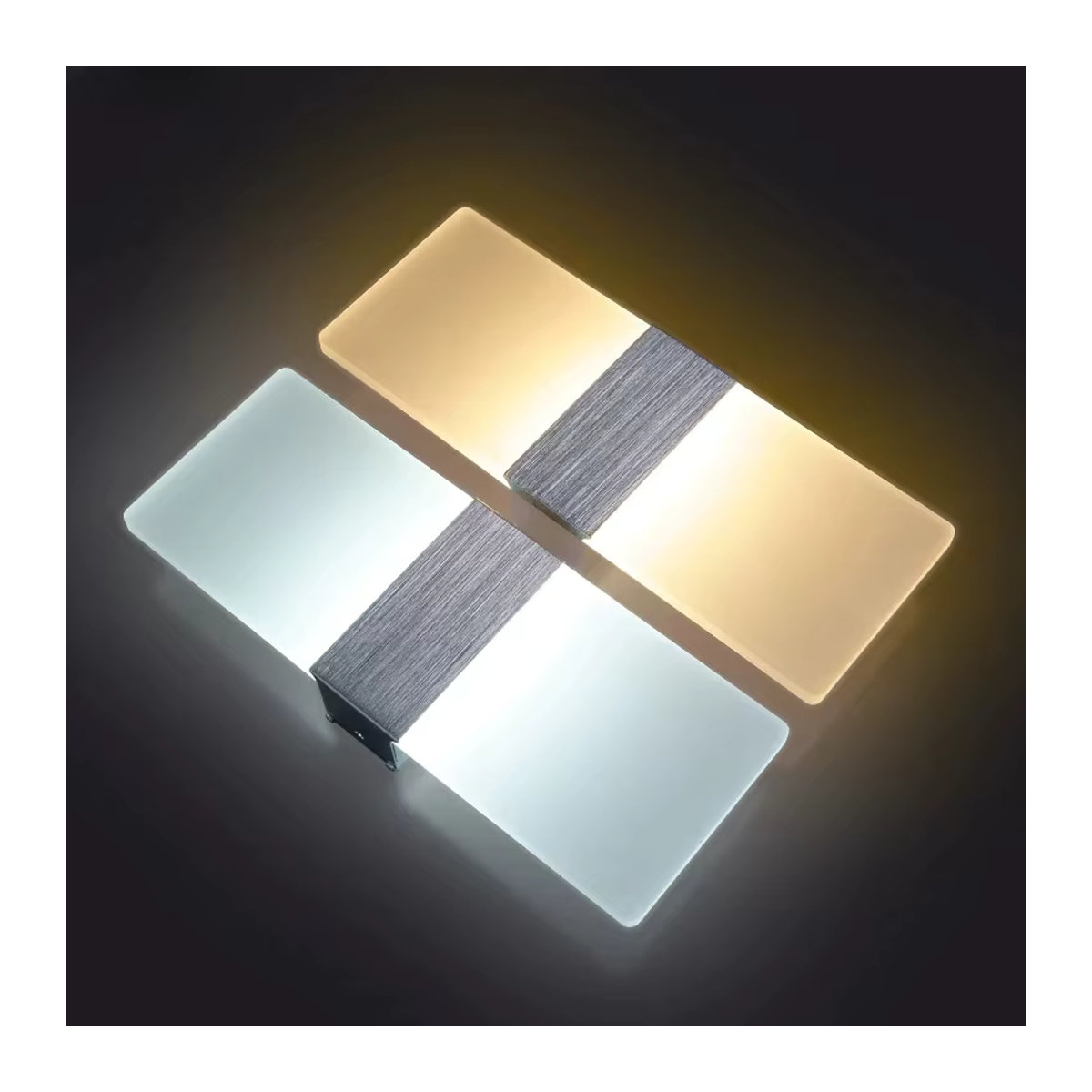 MANVIV LED Wandleuchte in Weiß im minimalistischen Design für Schlafzimmer, Wohnzimmer und Flur - Bild 4