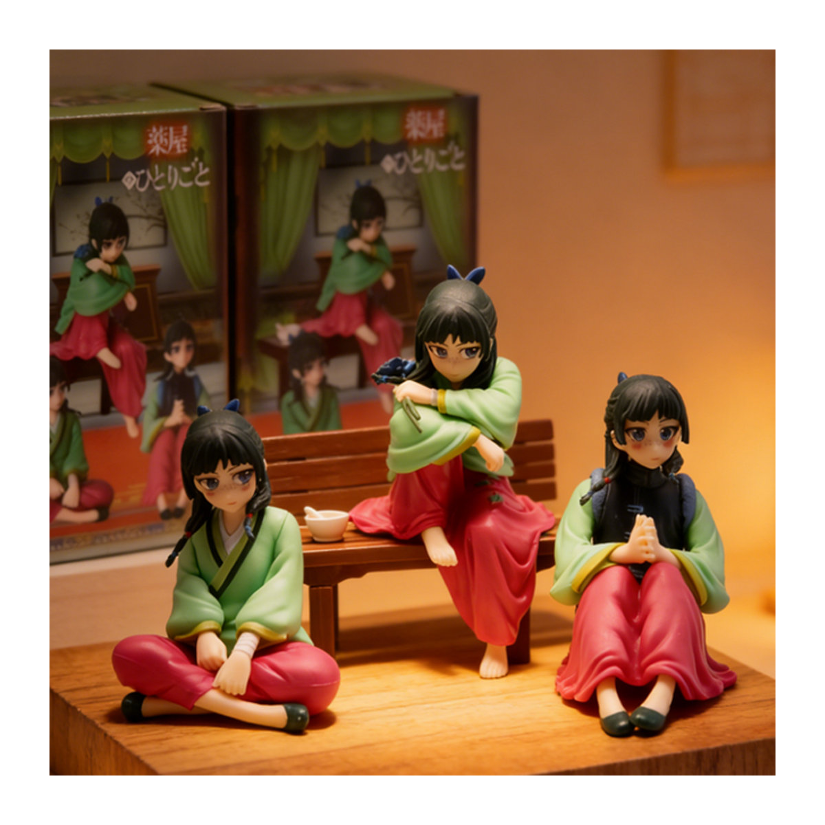 Mao Mao Anime Figur aus PVC als mehrfarbiges Katzen-Thema Desktop-Ornament für Sammler - Bild 1