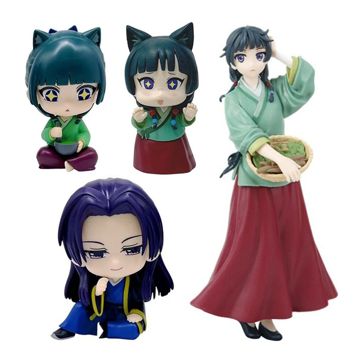 Maomao Anime Figur aus The Apothecary Diaries als Kawaii Q-Version PVC Modell in Mehrfarbig - Bild 1