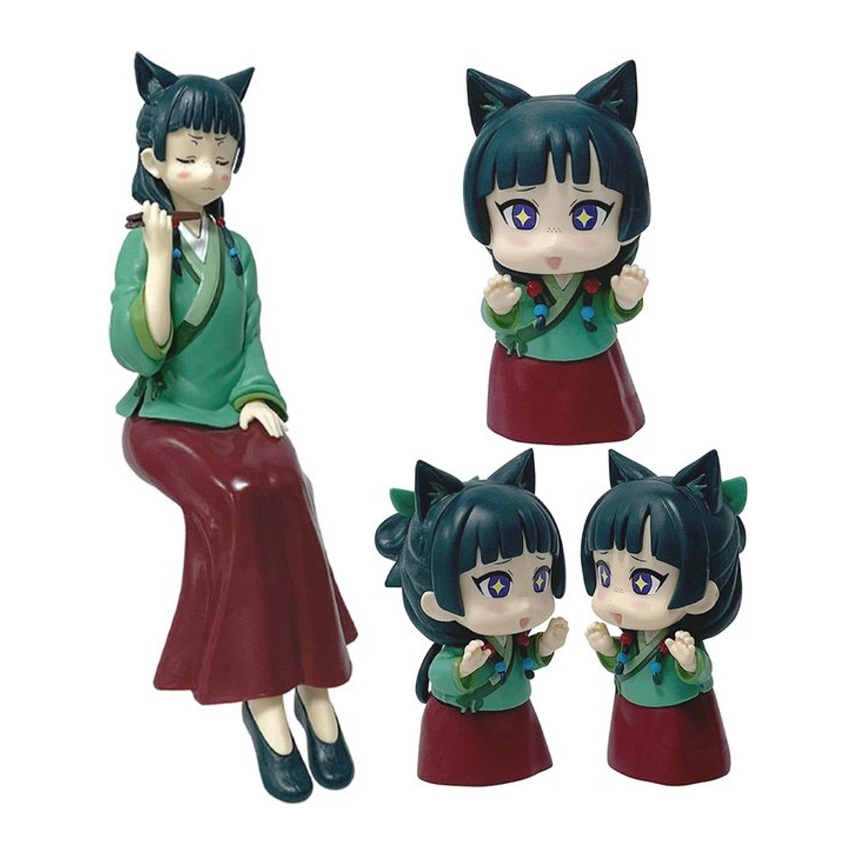 Maomao Q-Version Anime Figur aus The Apothecary Diaries, mehrfarbiges PVC Modell, Höhe: 19 cm - Bild 1
