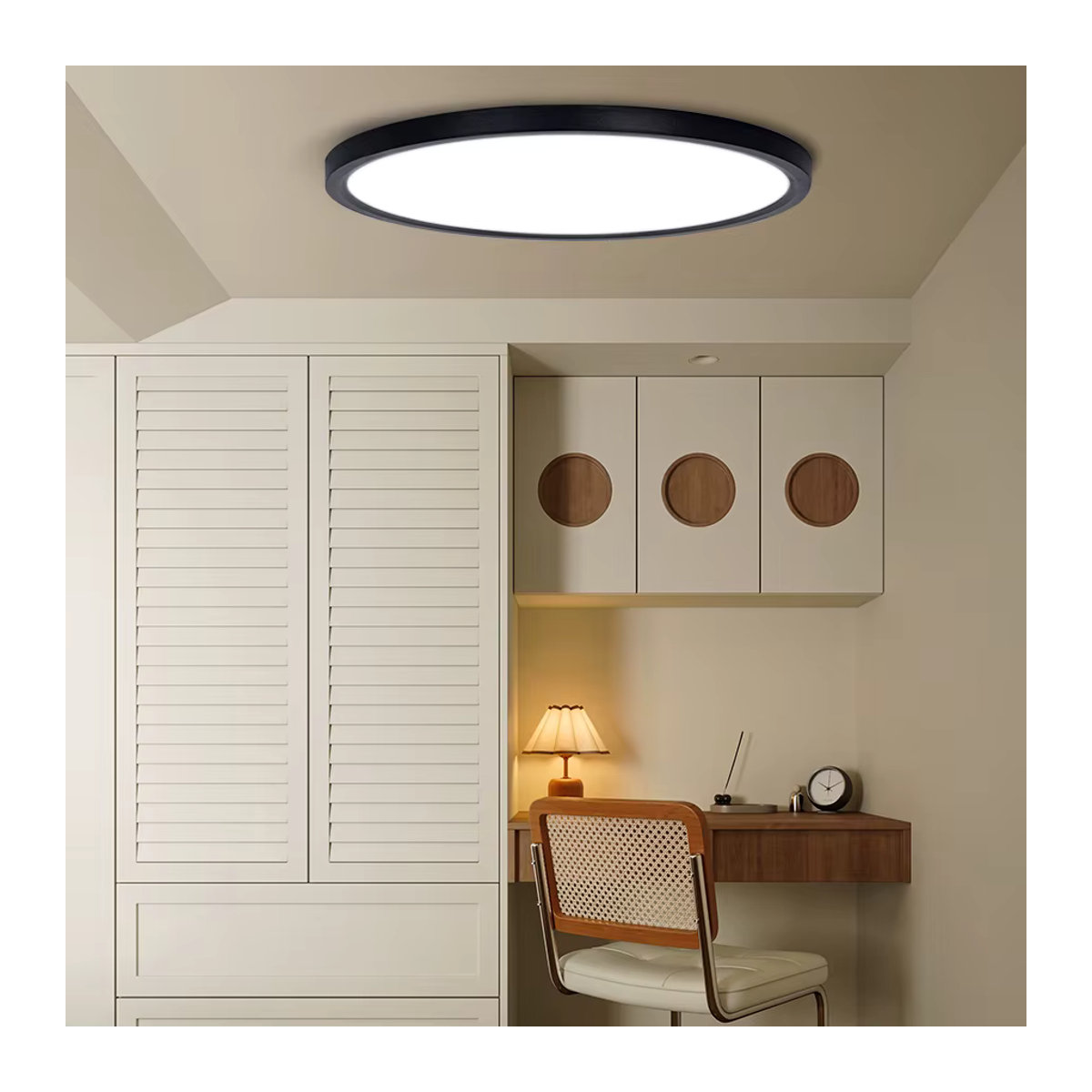 MARPOU LED-Deckenleuchte Modern, Rund, Weiß, 25 W, Acryl - Bild 6