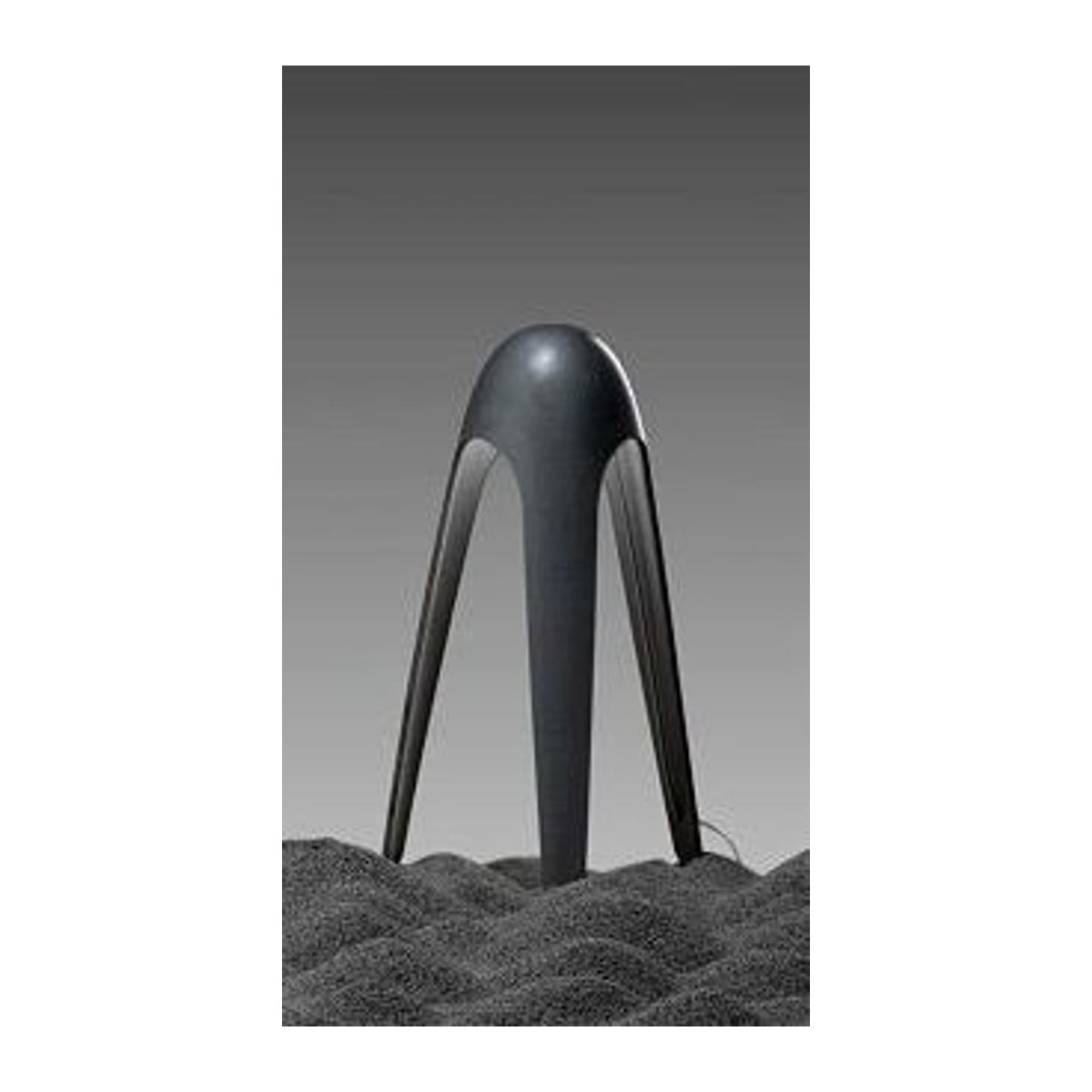 Martinelli Luce Cyborg Tischleuchte mit integriertem warmweißem LED in Schwarz oder Silber - Bild 1