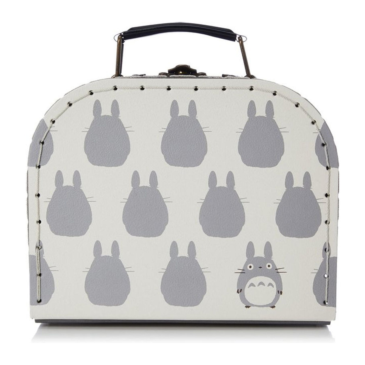 Marushin Ghibli Mein Nachbar Totoro Aufbewahrungsbox mit Totoro Motiv in Weiß, H: 12,5 cm, B: 15,6 cm, T: 6,8 cm - Bild 1