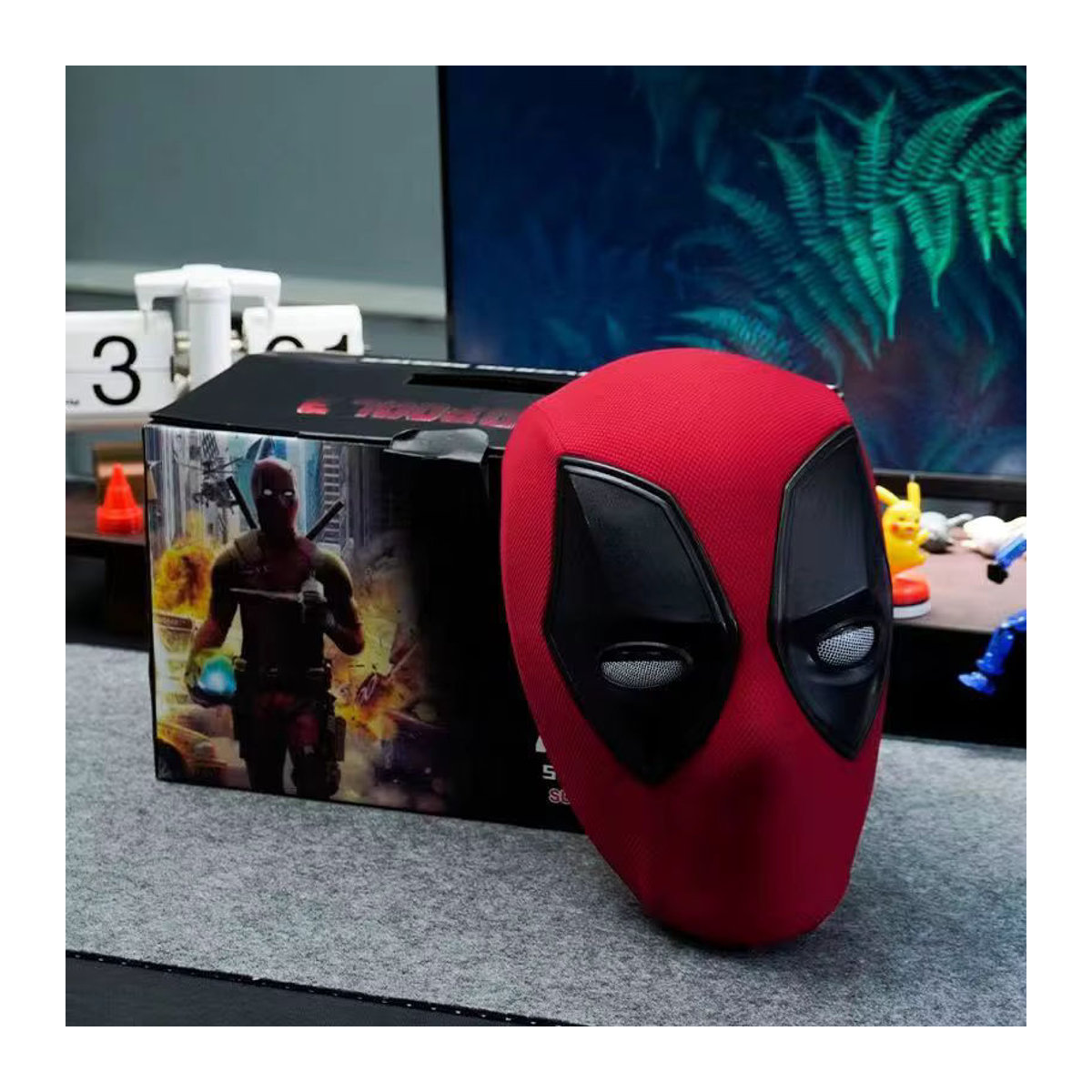 Marvel Deadpool Elektronische Desktop Dekoration mit Fernbedienung in Rot - Bild 2