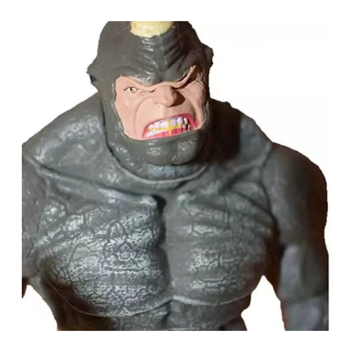 Marvel Rhino Action Figure aus Kunststoff, graue Modellstatue in stehender Haltung, Höhe: 22 cm - Bild 3