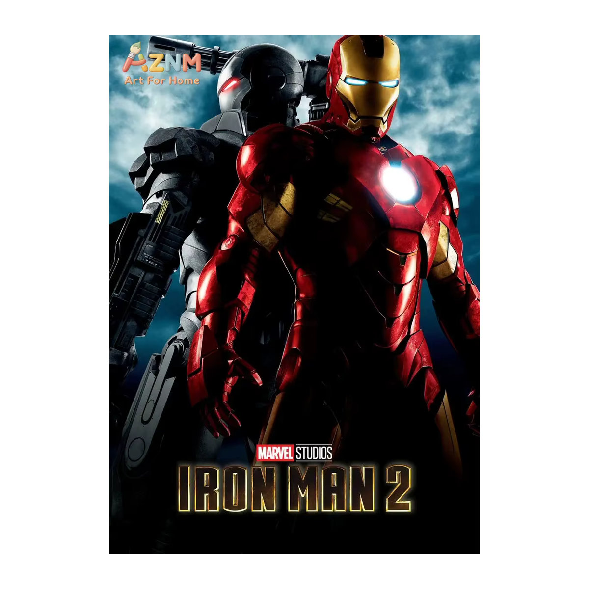 Marvel The Avengers Leinwandposter im Hochformat, mehrfarbiges Cartoon-Kunstdruck-Set - Bild 2