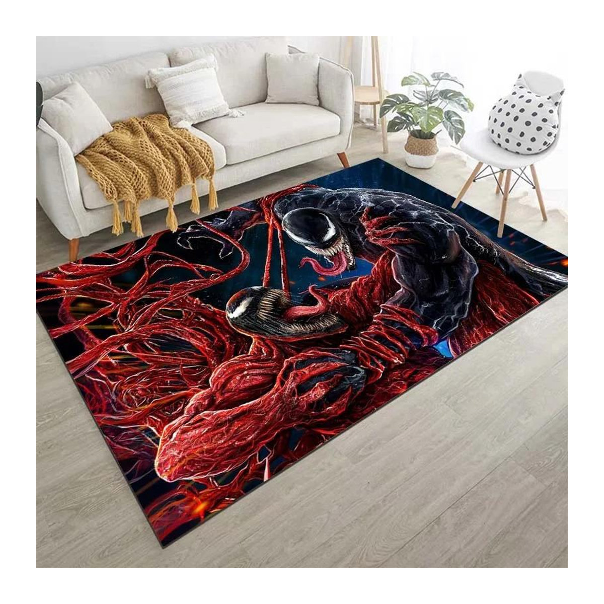 Marvel Venom Print Teppich Schwarz B/T: 60 x 40 cm - Bild 2