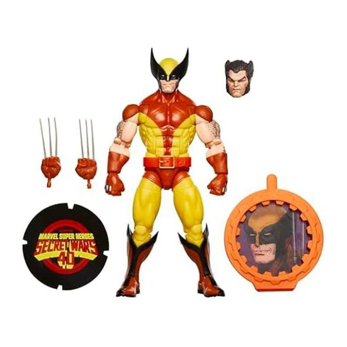 MARVEL Wolverine Sammlerfigur aus Kunststoff in Gelb und Blau, Höhe: 15 cm - Bild 1