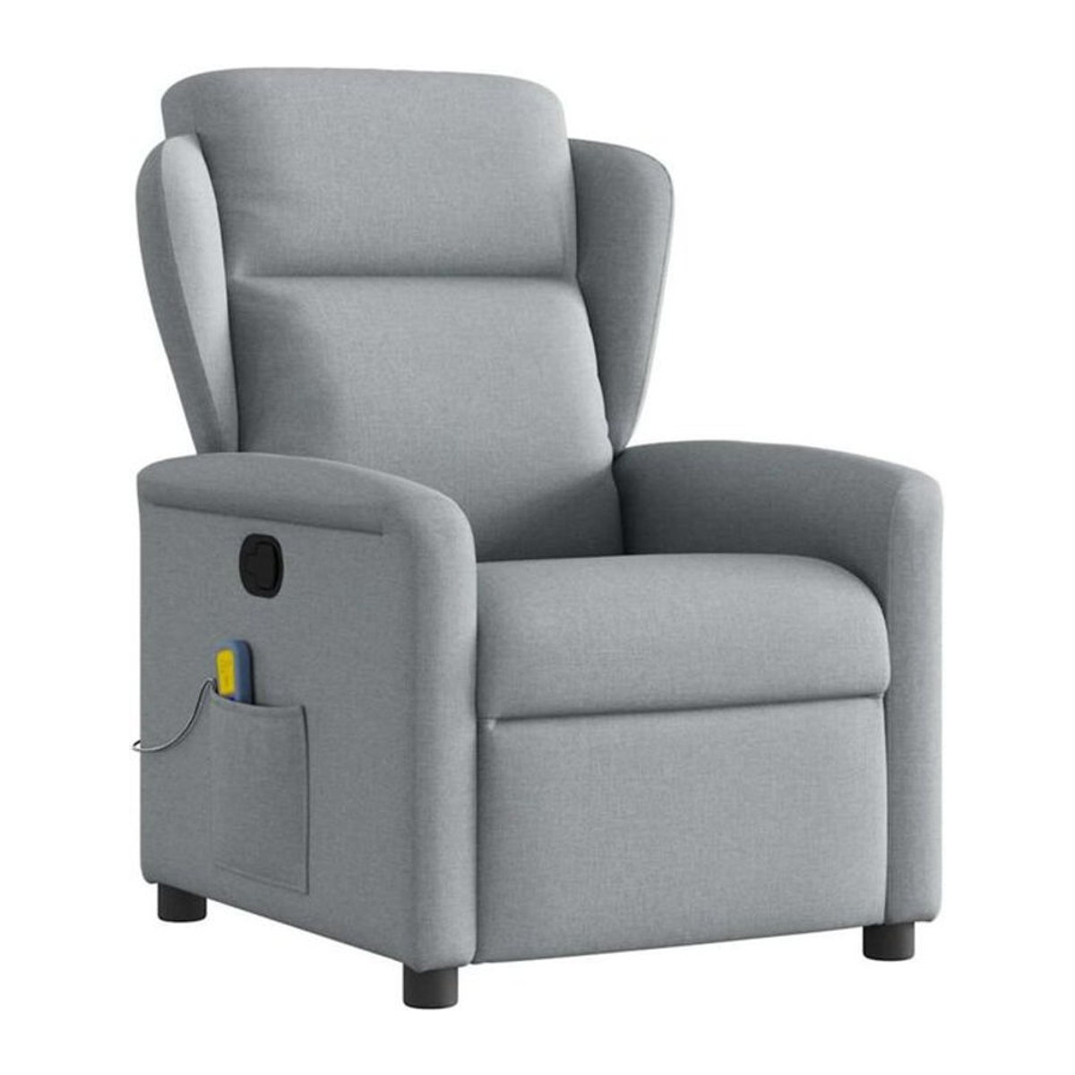 Massagesessel und Fernsehsessel von VIDAXL in Grau aus Polyester-Stoff im modernen Design - Bild 1