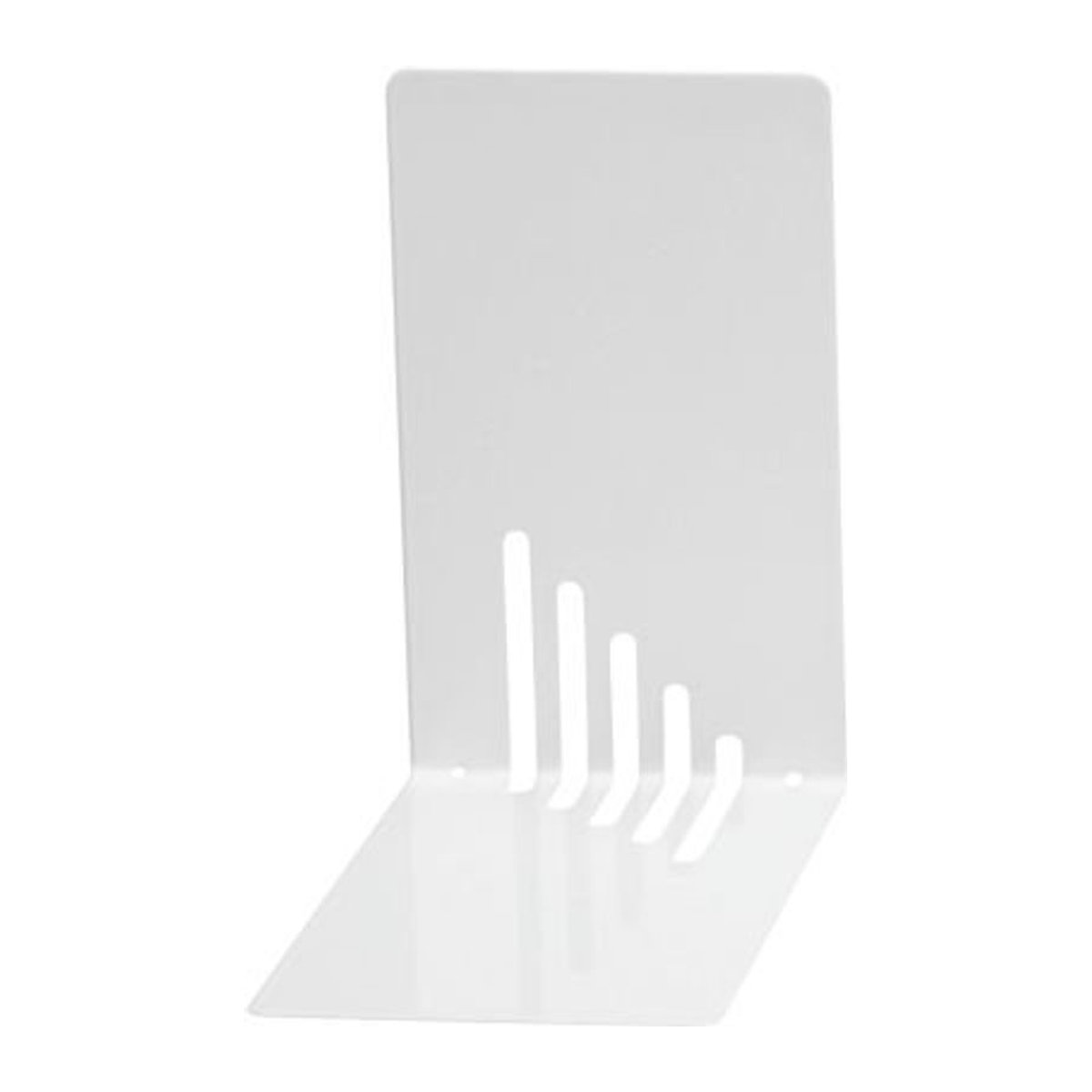 MAUL Design Buchstützen aus Metall in Weiß, geometrische L-Form und minimalistisches Design - Bild 1