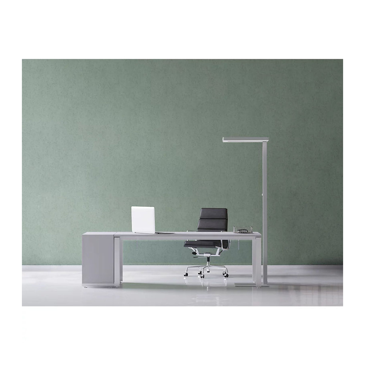 MAUL javal LED-Deckenfluter dimmbar in Silber, Neutralweiß, 80W - Bild 2