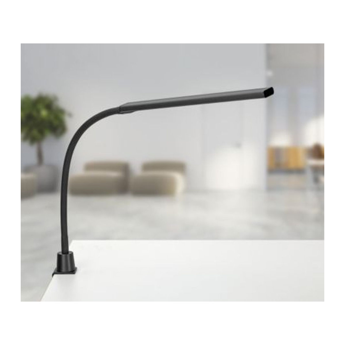 MAUL LED-Klemmleuchte MAULpirro, Tischlampe in Schwarz, 7 W, 390 lm, Warmweiß, dimmbar - Bild 2
