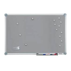 MAUL Silverboard 2000 SET Sauna-Zubehör aus Aluminium, B/H: 900 x 1200 mm