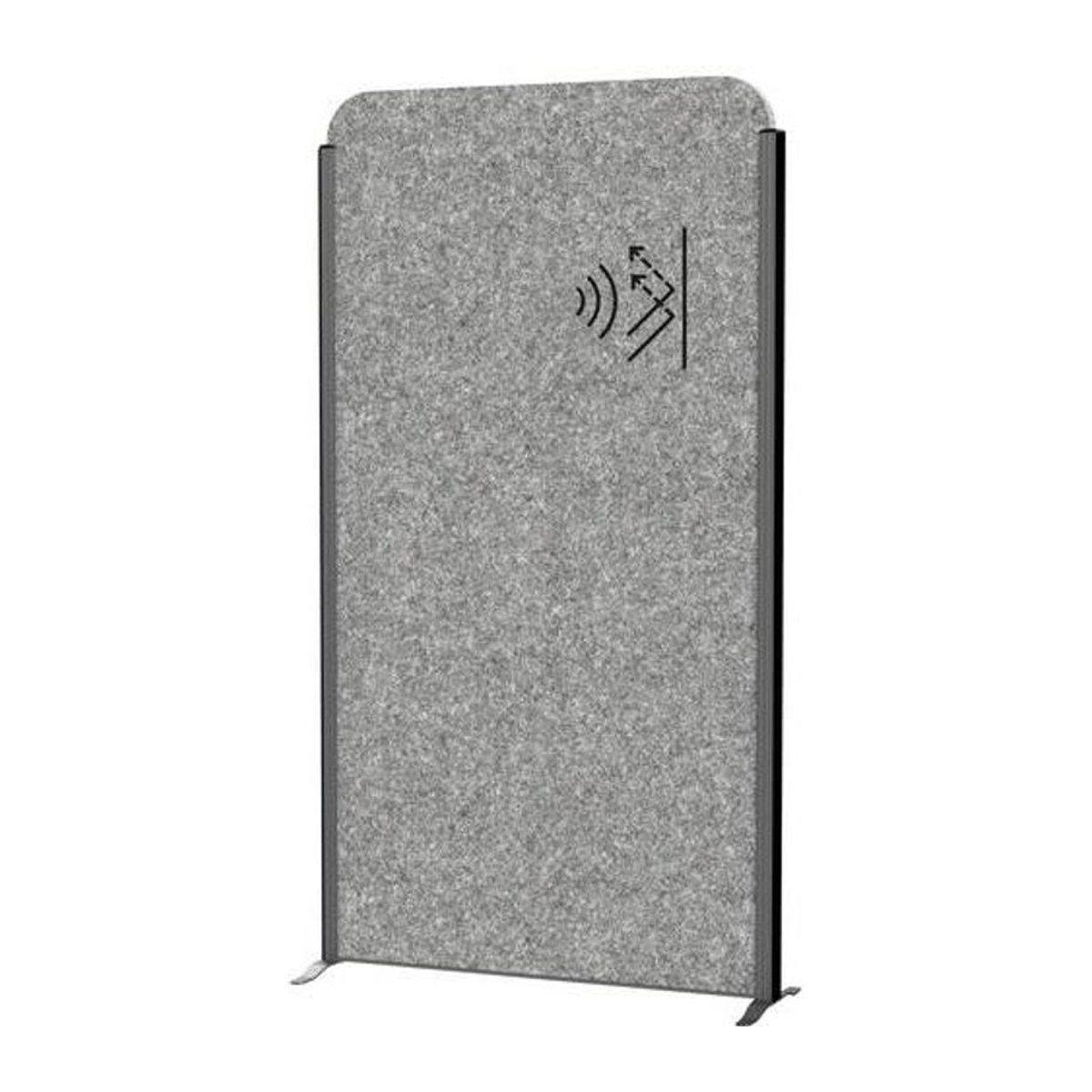 MAULcocoon Akustik Stellwandsystem MAUL, Anthrazit/Grau, B: 100 cm, H: 180 cm - Bild 1
