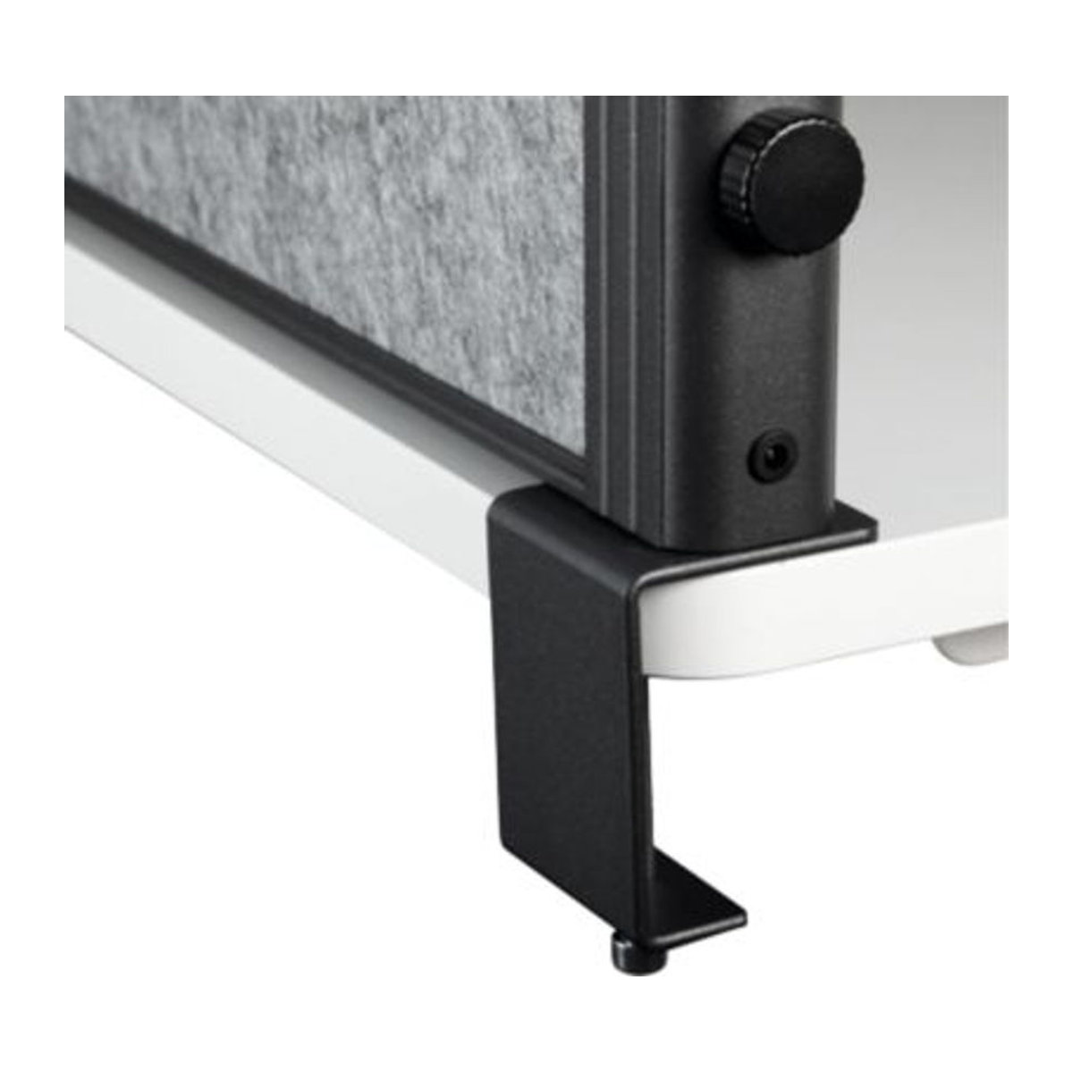 Maulconnecto Uplight Tisch-Trennwand mit LED-Beleuchtung in Grau, B: 160 cm, H: 50 cm, T: 50 cm - Bild 2