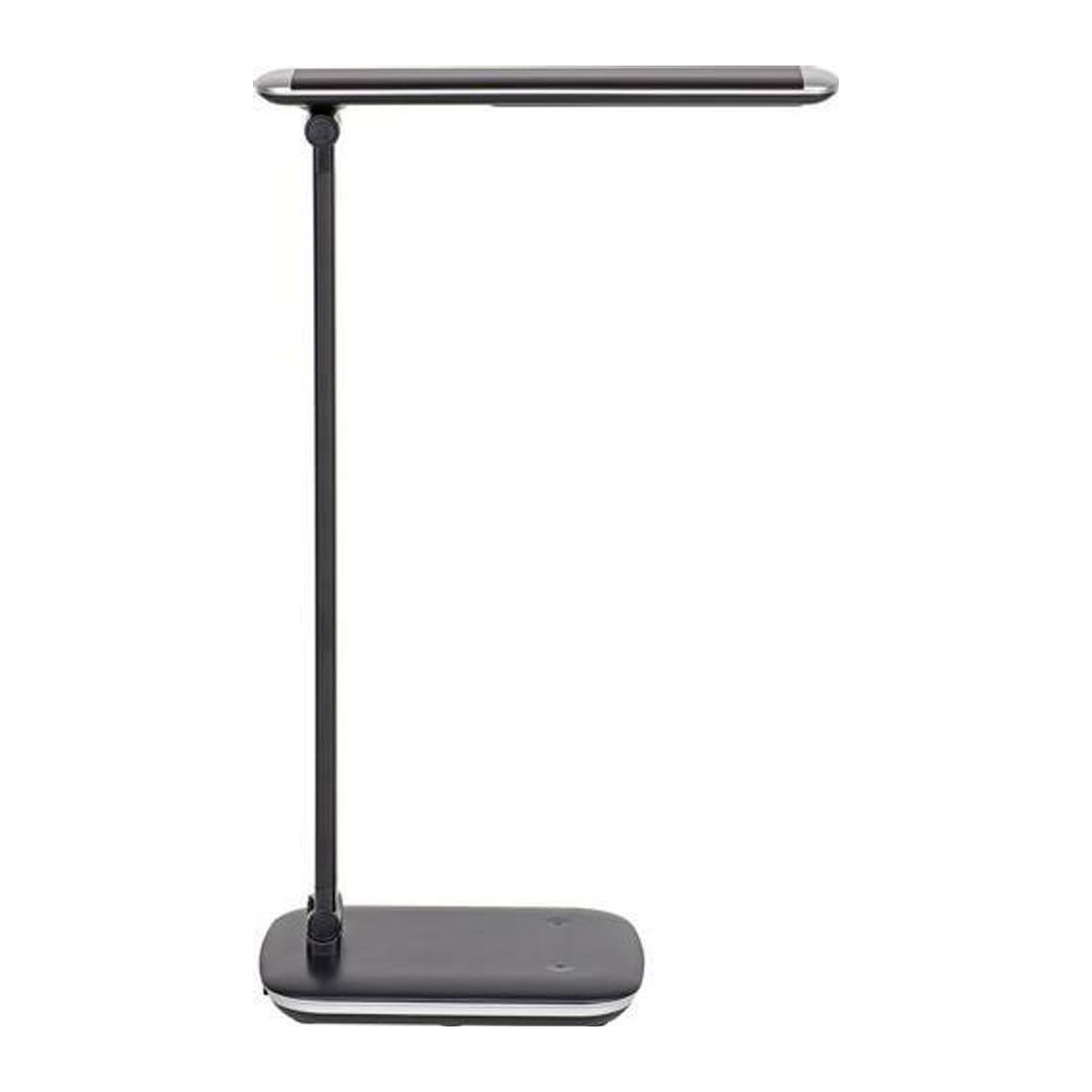 Mauljazzy LED-Tischlampe Schwarz mit Touch-Dimmer, USB-Aufladefunktion und 410 lm, Warmweiß - Bild 1