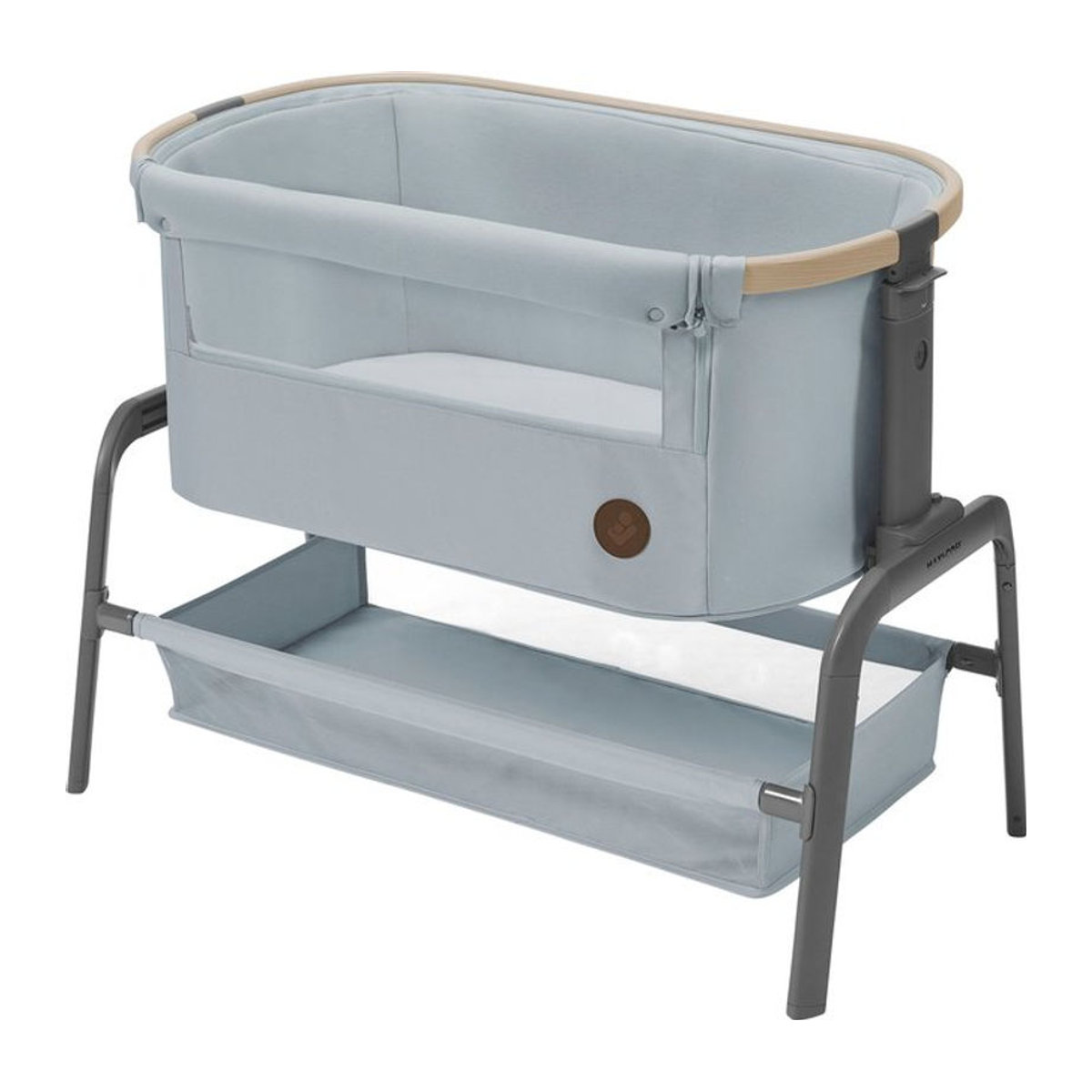Maxi-Cosi Beistellbett Iora Babybett in Grau und Blau - Bild 4