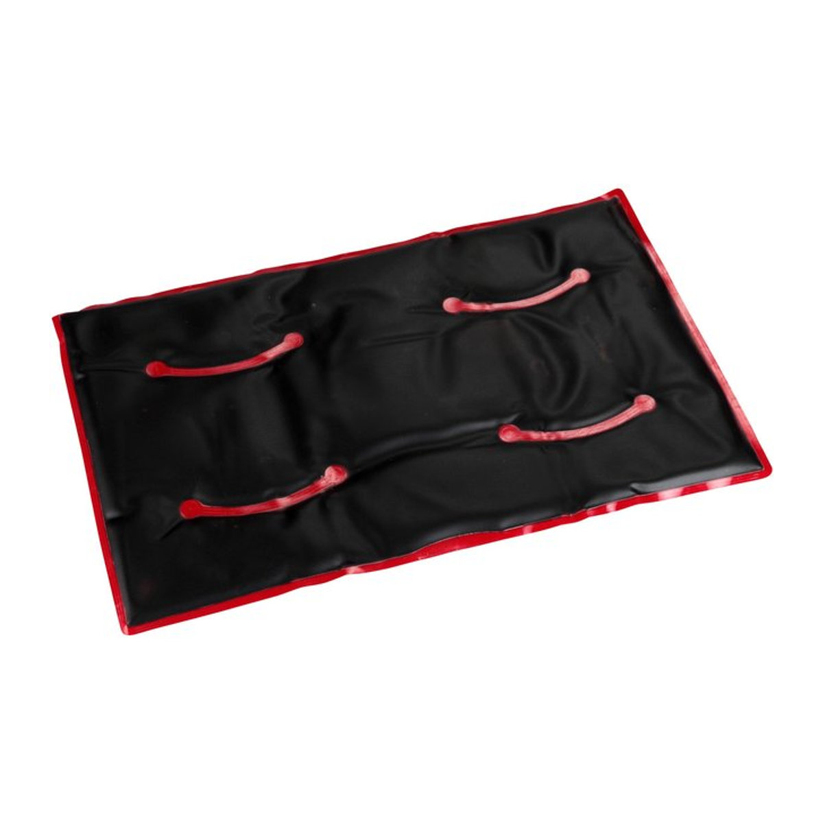 Maximex Moor-Kissen Oversized Lumbar Kissen in Rot und Schwarz mit Wärmefunktion - Bild 1
