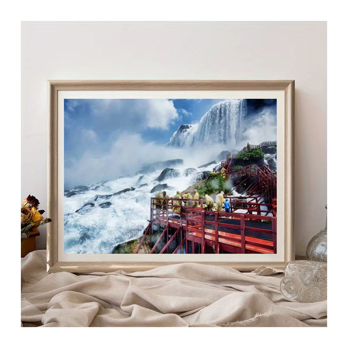 MaxRenard Landschaftspuzzle Niagara Falls für Erwachsene mit 500 Teilen aus Papier, mehrfarbig - Bild 1