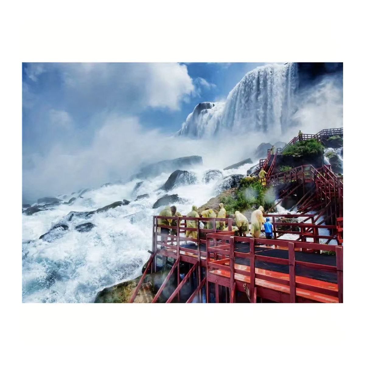 MaxRenard Landschaftspuzzle Niagara Falls für Erwachsene mit 500 Teilen aus Papier, mehrfarbig - Bild 2