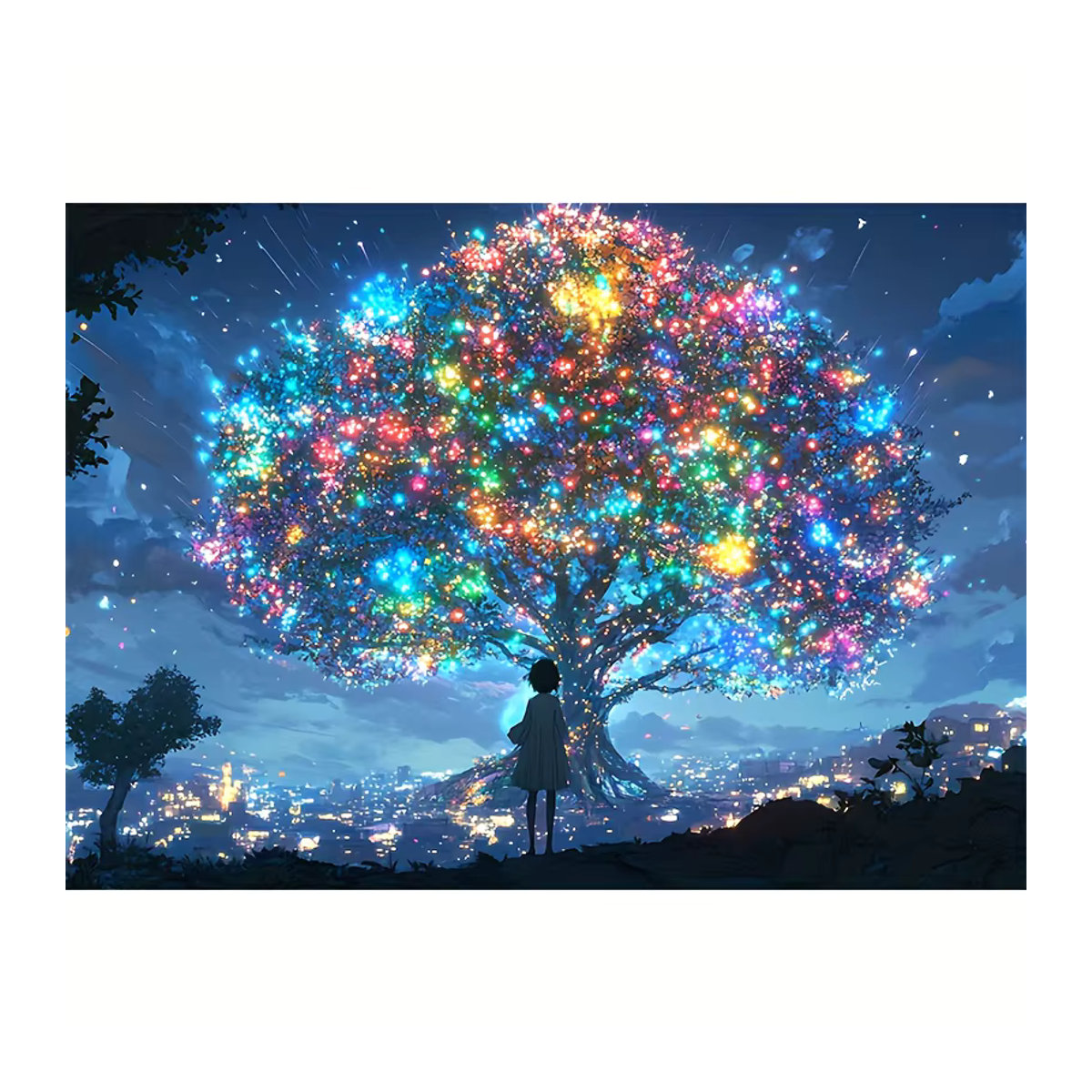 MaxRenard Puzzle Baum des Lebens, 1000 Teile, Abstract Kunst, mehrfarbig, B: 38 cm, H: 26 cm - Bild 2