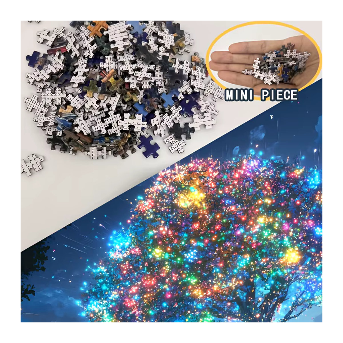 MaxRenard Puzzle Baum des Lebens, 1000 Teile, Abstract Kunst, mehrfarbig, B: 38 cm, H: 26 cm - Bild 3