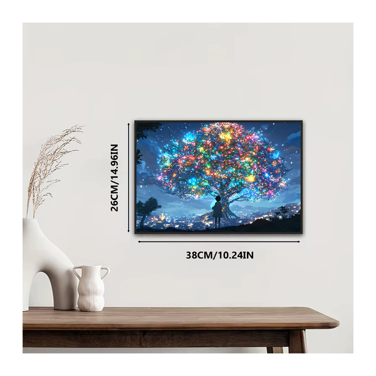 MaxRenard Puzzle Baum des Lebens, 1000 Teile, Abstract Kunst, mehrfarbig, B: 38 cm, H: 26 cm - Bild 4